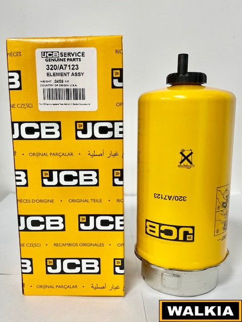 Filtro de Combustible Decantador para motores JCB