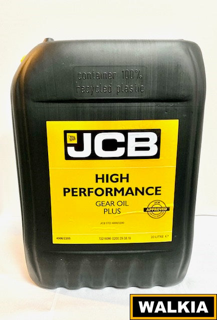 Aceite de Transmisión Altas Prestaciones JCB, "HP Gear Oil Plus" de 20 Litros EJE TRASERO