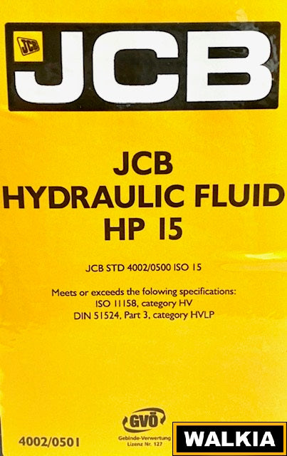 Aceite Hidráulico "JCB para frenos HP 15 de 1 Litro"