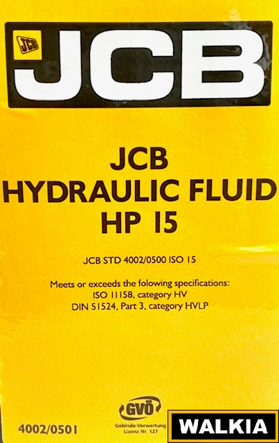 Aceite Hidráulico JCB para frenos HP 15 de 1 Litro