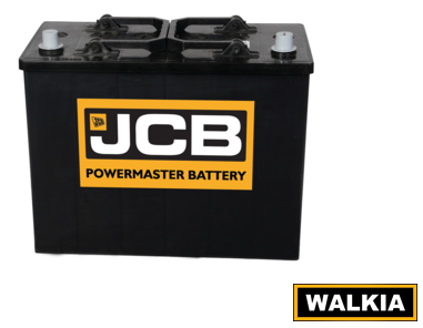 Batería JCB (12 V) de 105 Ah, CCA (SAE) 750 Amps