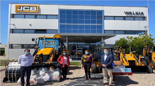 WALKIA Y JCB UNIDOS DONAN MEDIA TONELADA DE ALIMENTOS A LA ASOCIACIÓN KARIBU EN LA LUCHA CONTRA EL COVID19