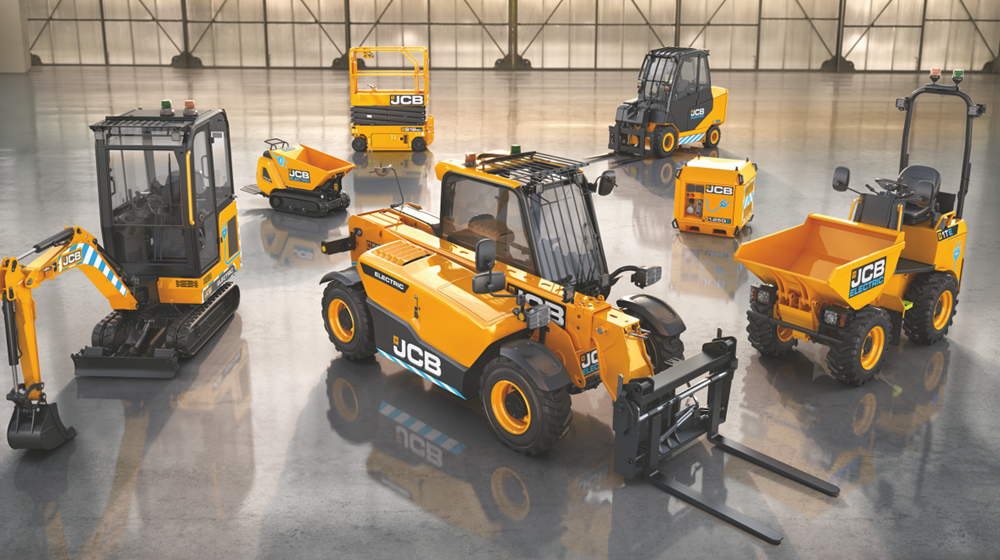 Walkia y JCB te presentan toda la gama de maquinaria 100 % eléctrica (JCB E-Tech)
