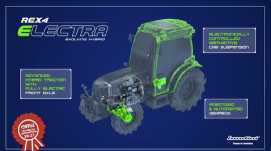 Landini REX4 Electra – Evolving Hybrid, gana premio EIMA Novedad Técnica y en Walkia lo contamos todo