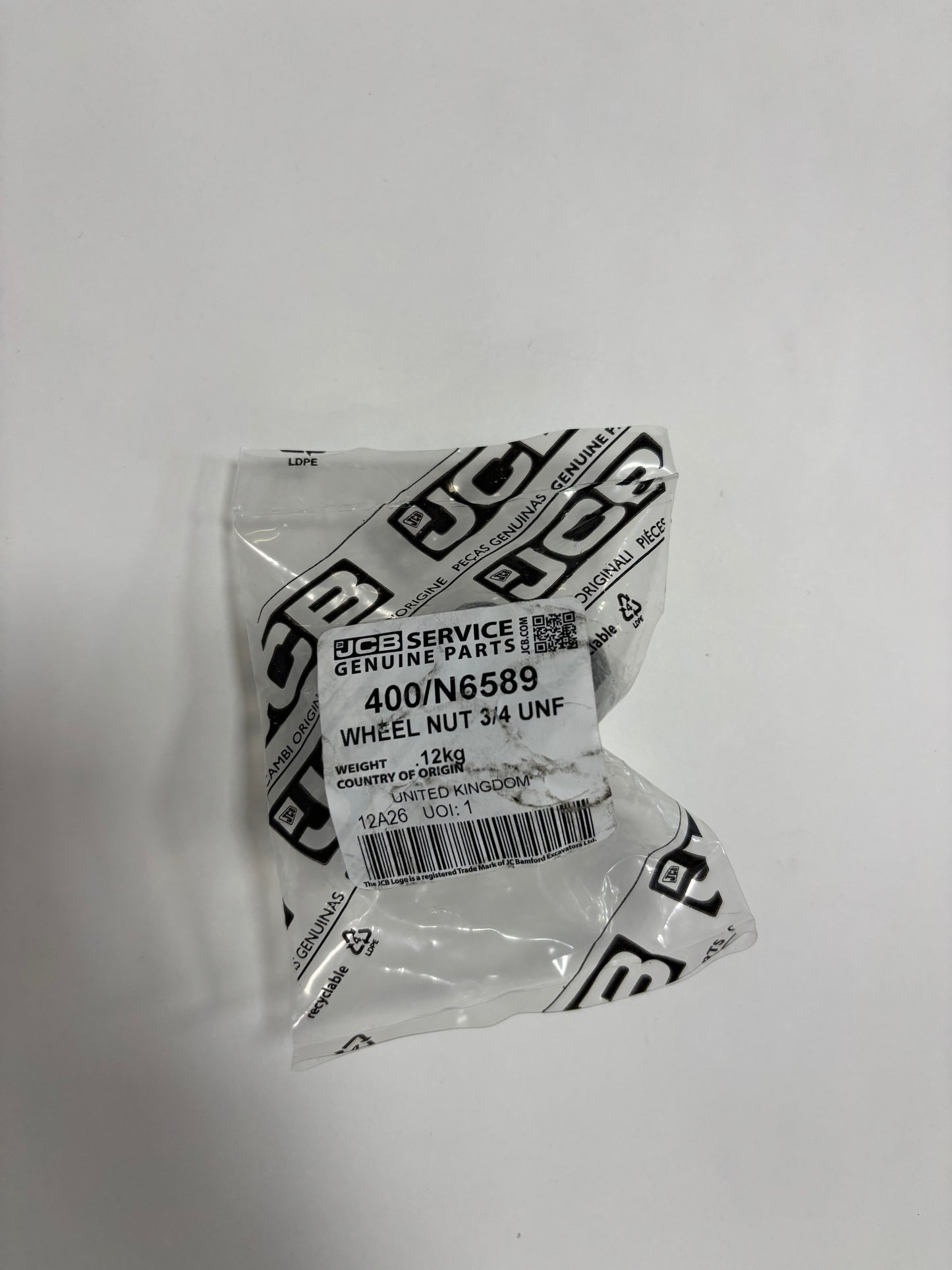 Tuerca JCB para ruedas   400/N6589