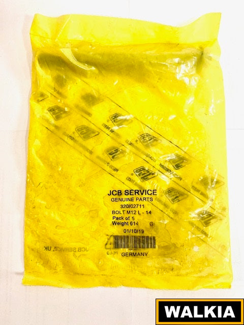 Tornillo 12 x 140 mm para Culata de Motores JCB