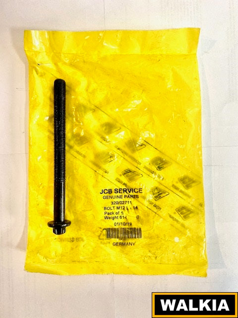 Tornillo 12 x 140 mm para Culata de Motores JCB